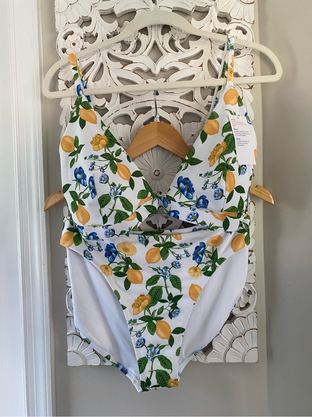 Old Navy NWT Lemon Two Piece Swimsuit Sz 2x Beach Resort Summer Vacay